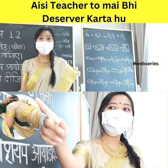 India Viral video Web Series Teacher Viral Clip, Aisi Teacher to Mai Bhi Deserve Karta orginal xnx video live show!